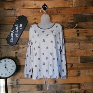 SALE-Costco Disney women's soft gray mickey top size medium